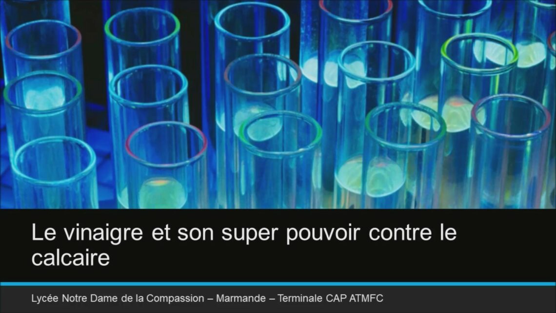 Le vinaigre et son super pouvoir contre le calcaire.